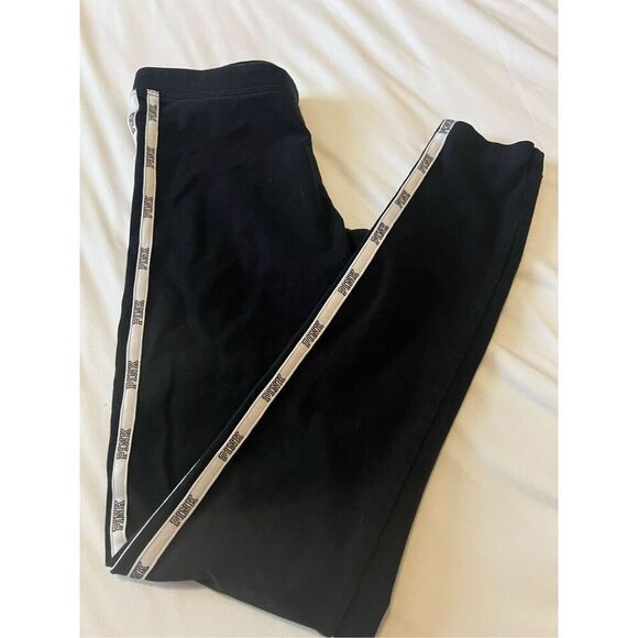Victoria's Secret PINK black and white leggings - Picture 2 of 5